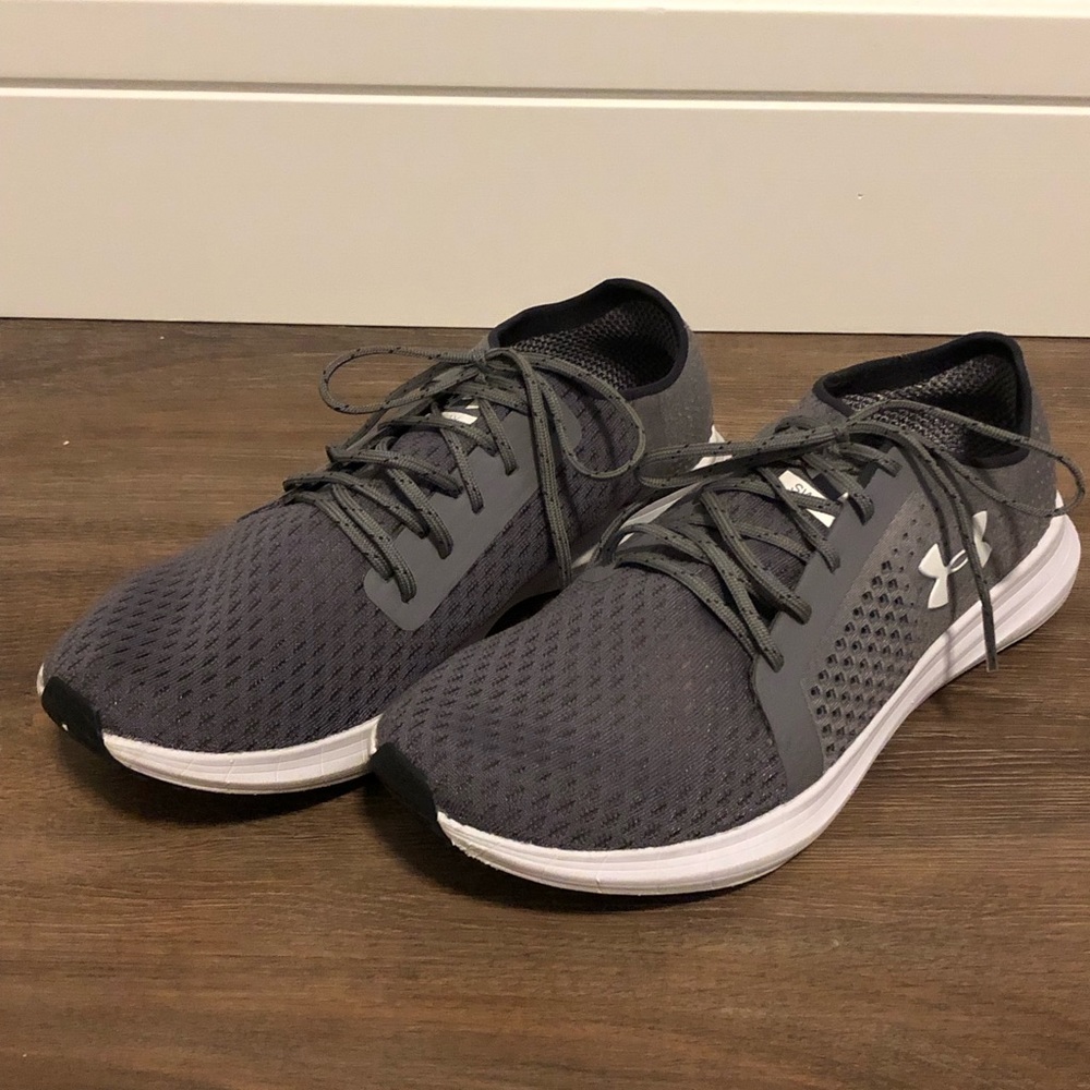 Under Armour Gray Running Sneakers, Size 7.5